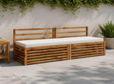 2-Piece Bench Cushions SOEST 2 pcs 100% Polyester White 950073