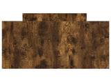 Bed Frame with Storage Smoked Oak 80 x 200 cm Engineered Wood 3429511