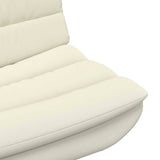 Swivel Chair Cream 63 x 75 x 76 cm PU 42007340