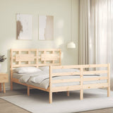 Bed Frame without Mattress Small Double Solid Wood 3194411