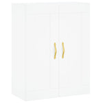 Highboard White 69.5x34x180 cm Engineered Wood 3199921