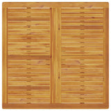 Garden Dining Set Folding 3 pcs Brown Solid Acacia Wood 3375632