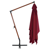 Cantilever Garden Parasol Bordeaux red 44493