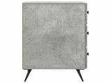 Bedside Cabinet Concrete Grey 43 x 41 x 66.5 cm Engineered Wood 895478