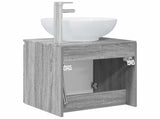 Wall-Mounted Sink Vanity Grey Sonoma 49.5 x 44.5 x 65 cm 890448