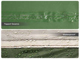 Family Tent with Roof Green and White 576 x 325 x 213 cm 4100682