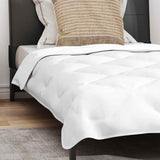 Duvet with Pillow 2 pcs White Microfiber 3376696