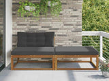 Sectional Sofa Units with Cushion 2 Piece Natural 900549