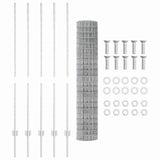 Fence and Post Silver 1.4 x 10 m Steel 3336173