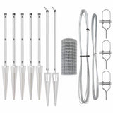 Welded Wire Fence with Spikes 10 x 0.4 m 3350748