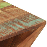 ZNTS Side Table 35x35x55 cm Solid Wood Reclaimed 337995