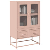 Highboard Pink 68x39x111.5 cm Steel 853363