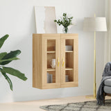 Wall Mounted Cabinet Sonoma Oak 69.5x34x90 cm 828463