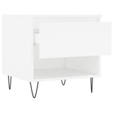 Coffee Tables 2 pcs White 50x46x50 cm Engineered Wood 830909