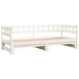 Pull-out Day Bed without Mattress White 2x cm 820767