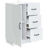 Sideboard with Drawer White 66 x 34.5 x 87 cm Engineered Wood 895315