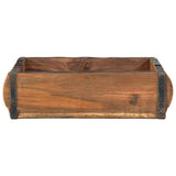 Tray 4 pcs Brown 29 x 31 x 10 cm Solid Reclaim Wood 4019616