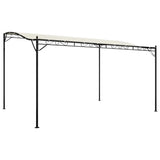 Canopy Cream 4x3 m 180 g/m Fabric and Steel 362394