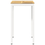 Garden Bar Table White 60 x 60.5 x 105 cm Solid Acacia Wood 901773