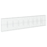 Gabion Basket with Cover 900x50x200 cm Galvanised Iron 3295174