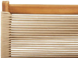Folding Garden Chairs 8 pcs Beige Solid Wood Acacia 3214636