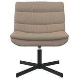 Swivel Chair Cappuccino 63 x 75 x 76 cm PU 42007344