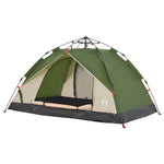 ZNTS Camping Tent Dome 2-Person Green Quick Release 4004189