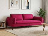 2-Seater Sofa 2-Seater Wine Red 188 x 81 x 89 cm Velvet 42048617