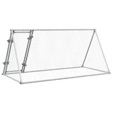 Chicken Cage Silver 200x105x91 cm Galvanised Steel 172557