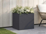 Garden Planter Anthracite 40 x 30 x 50 cm Cold-rolled Steel 8005488
