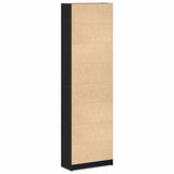 Wardrobe with Shelf Black Oak 55 x 25 x 189 cm Engineered Wood 3334009