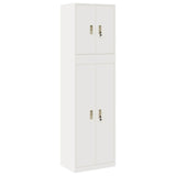 Storage Cabinet 2 pcs 60 x 40 x 210 cm Steel Lockable 3438764