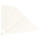 Collapsible Balcony Side Awning Cream 160x240 cm 41577