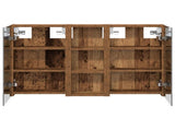 Bathroom Cabinet Set 3 pcs 80 x 10.5 x 50 cm Engineered wood 3403654