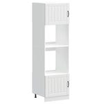 Oven Cabinets 2 pcs Lucca White Engineered Wood 3315041