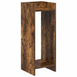 Plant Stand 2 pcs Smoked Oak 30 x 30 x 80 cm Engineered Wood 899587