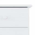 Highboard ALTA White 77x35x188cm Solid Wood Pine 3187778
