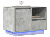 Bedside Cabinet Concrete Grey 50 x 34.5 x 50 cm Engineered wood 869584
