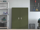 Storage Cabinet Olive Green 80 x 40 x140 cm Steel 3406182