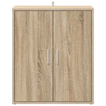Shoe Cabinet Sonoma Oak 60x35x70 cm Engineered Wood 808921