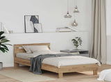 Bed Frame Artisan Oak 75 x 190 cm Engineered Wood 8003737