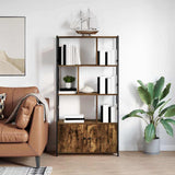 Bookshelf Smoked Oak 80 x 30 x 155.5 cm Engineered Wood 868439