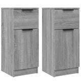 Sideboards 2 pcs Grey Sonoma 30x30x70 cm Engineered Wood 817003
