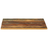 Table Top Multicolour Solid reclaimed wood 60x60 cm 286041