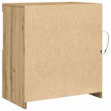 LED Sideboard Brown 60.5 x 37 x 67 cm Engineered Wood 863028
