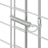 Chicken Cage 2 pcs Silver 600 x 100 x 210 cm Galvanised Steel 3394430