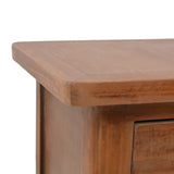 Bedside Cabinet Solid Fir Wood 40x29x68 cm Brown 246123