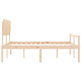 Senior Bed without Mattress 160x200 cm Solid Wood 3195556