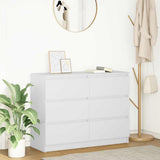 Sideboard White 100x35x76 cm Engineered Wood 3328498