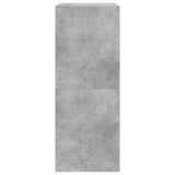 Shoe Cabinet with 2 Flip-Drawers Concrete Grey 60x42x108 cm 3214388